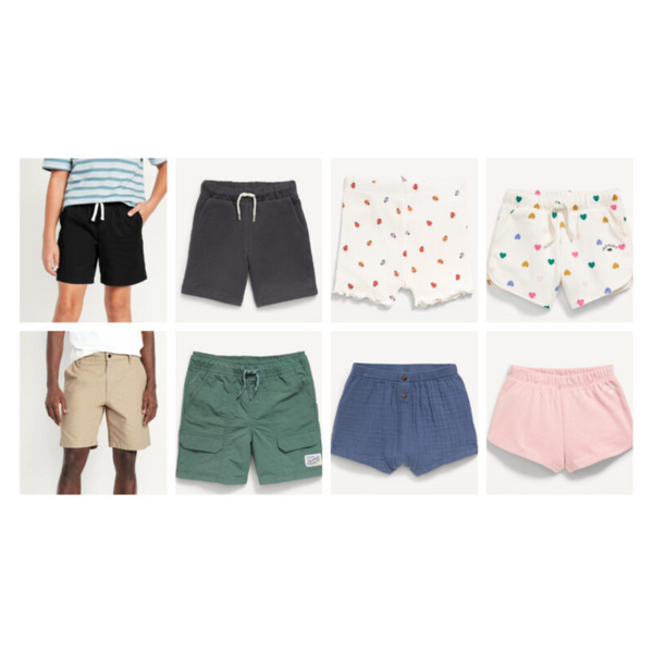 Old Navy: 50% Off Shorts (Girls Shorts From $3.99)!