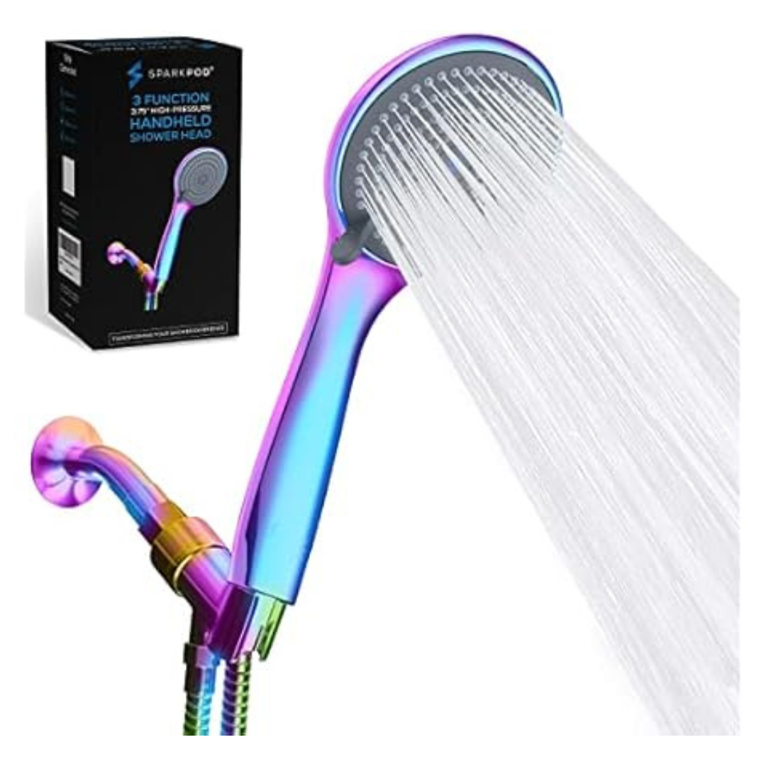 SparkPod High Pressure 3-Function Handheld Shower Head