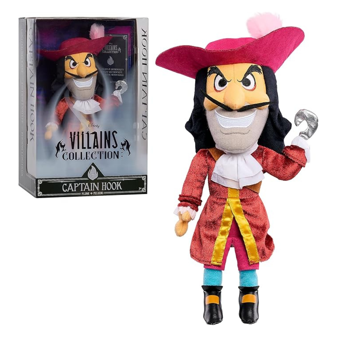 Just Play 13" Disney Villains Collection: Captain Hook Plush Doll