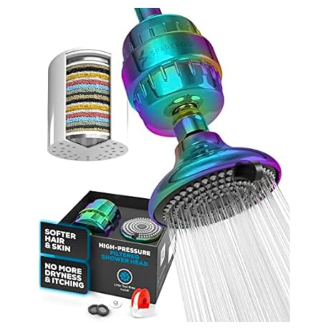 SparkPod Luxury Filtered Shower Head Set