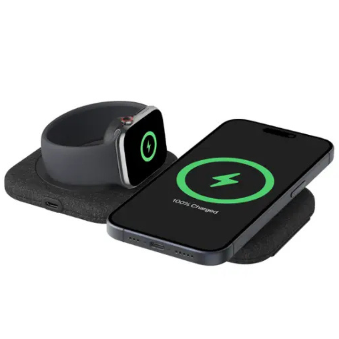 Belkin 2-In-1 Travel Pad 15W Foldable Qi2 Wireless Charging Station