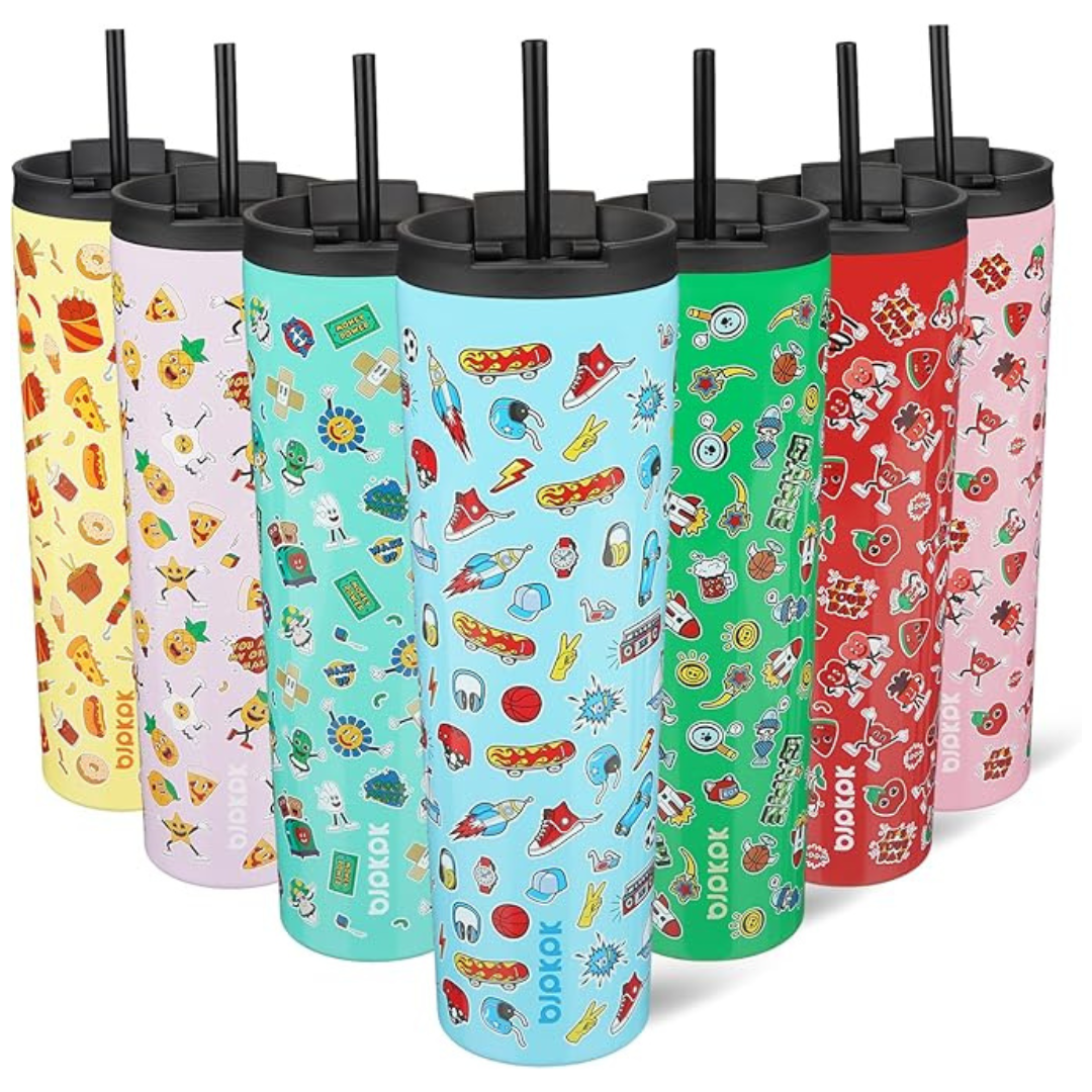 34oz Reusable Insulated Stainless Steel Tumblers With Lid