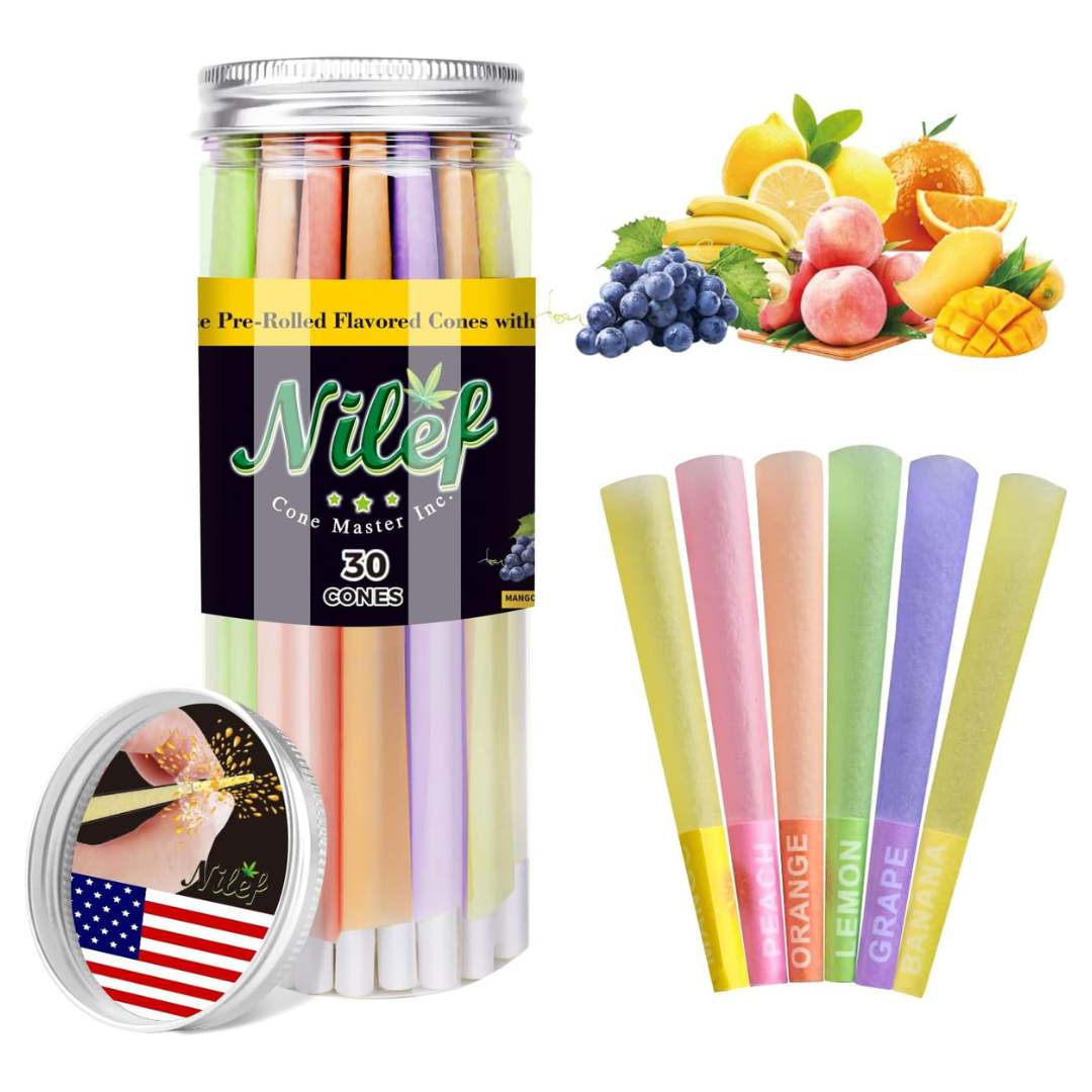 30-Pack Nilef Flavored Pre-Rolled Pop Cones