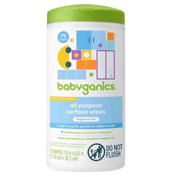 75-Count Babyganics All Purpose Surface Wipes