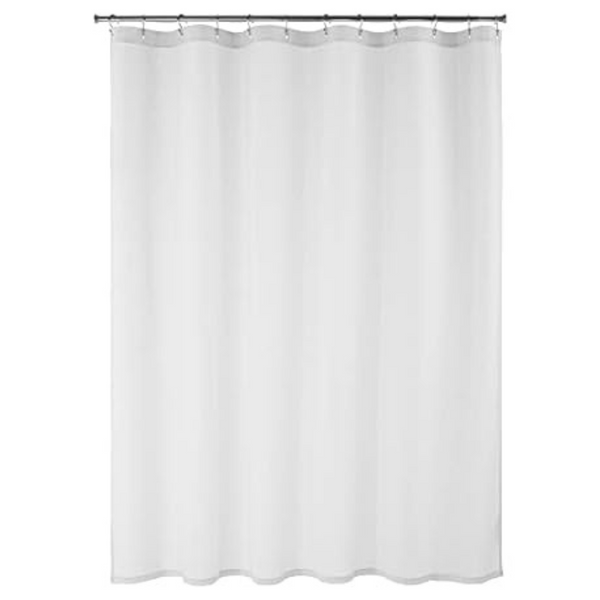 72" x 72" Amazon Aware Waffle Weave Shower Curtain (White)