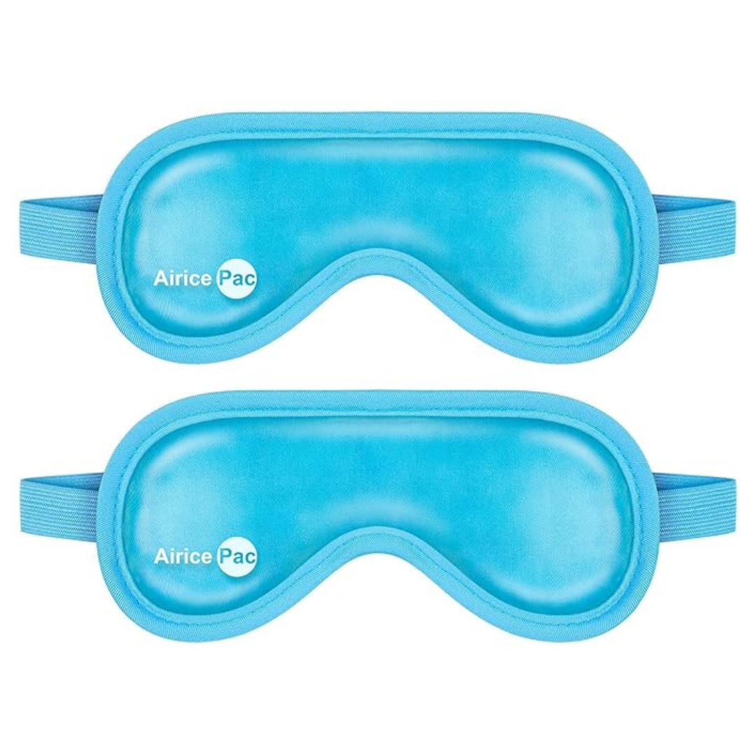 2-Pack AiricePac Cooling Gel Eye Mask For Dry Eyes