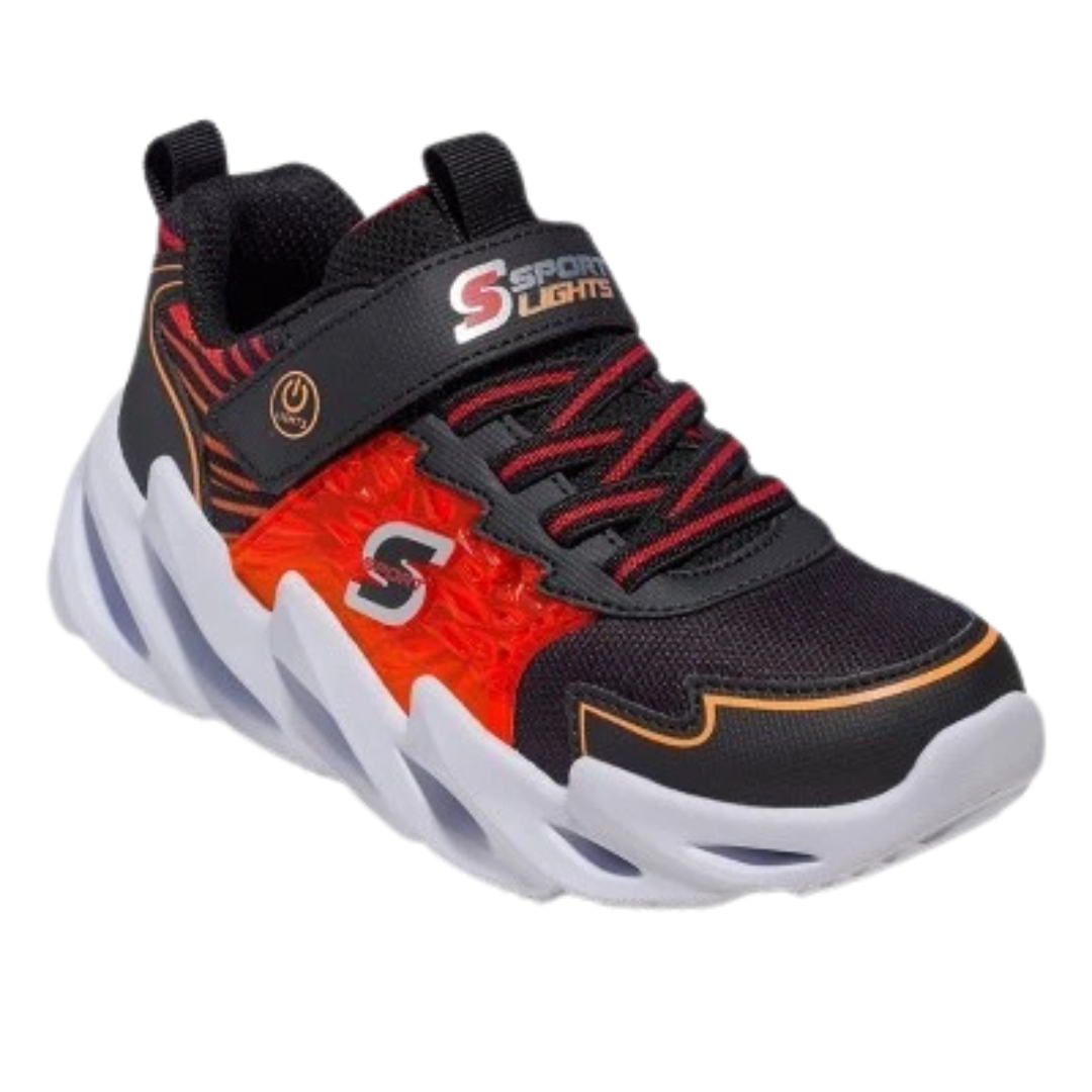 S Sport Skechers Rexter Kid's Light-Up Stretch Laces Shoes (Big Kids)