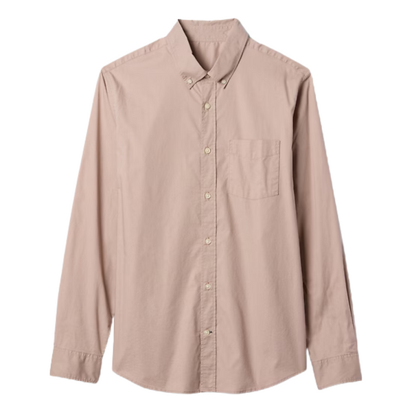 Gap Factory Stretch Poplin Shirt In Standard Fit (Quail)