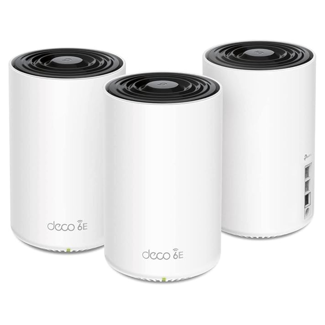 3-Pack TP-Link Deco AXE5400 Tri-Band WiFi 6E Mesh System