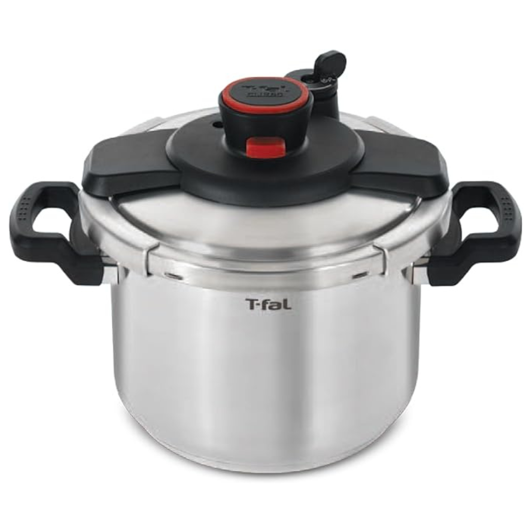 T-Fal Clipso Stainless Steel 6.3 Quart Pressure Cooker