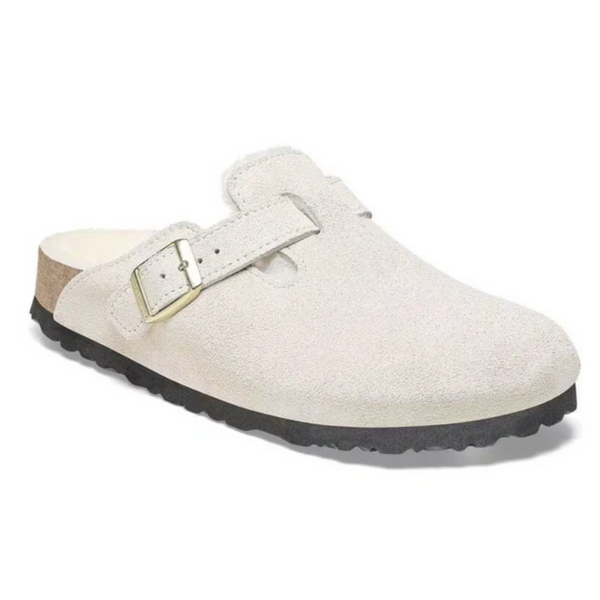 Birkenstock Boston Shearling Suede Clogs