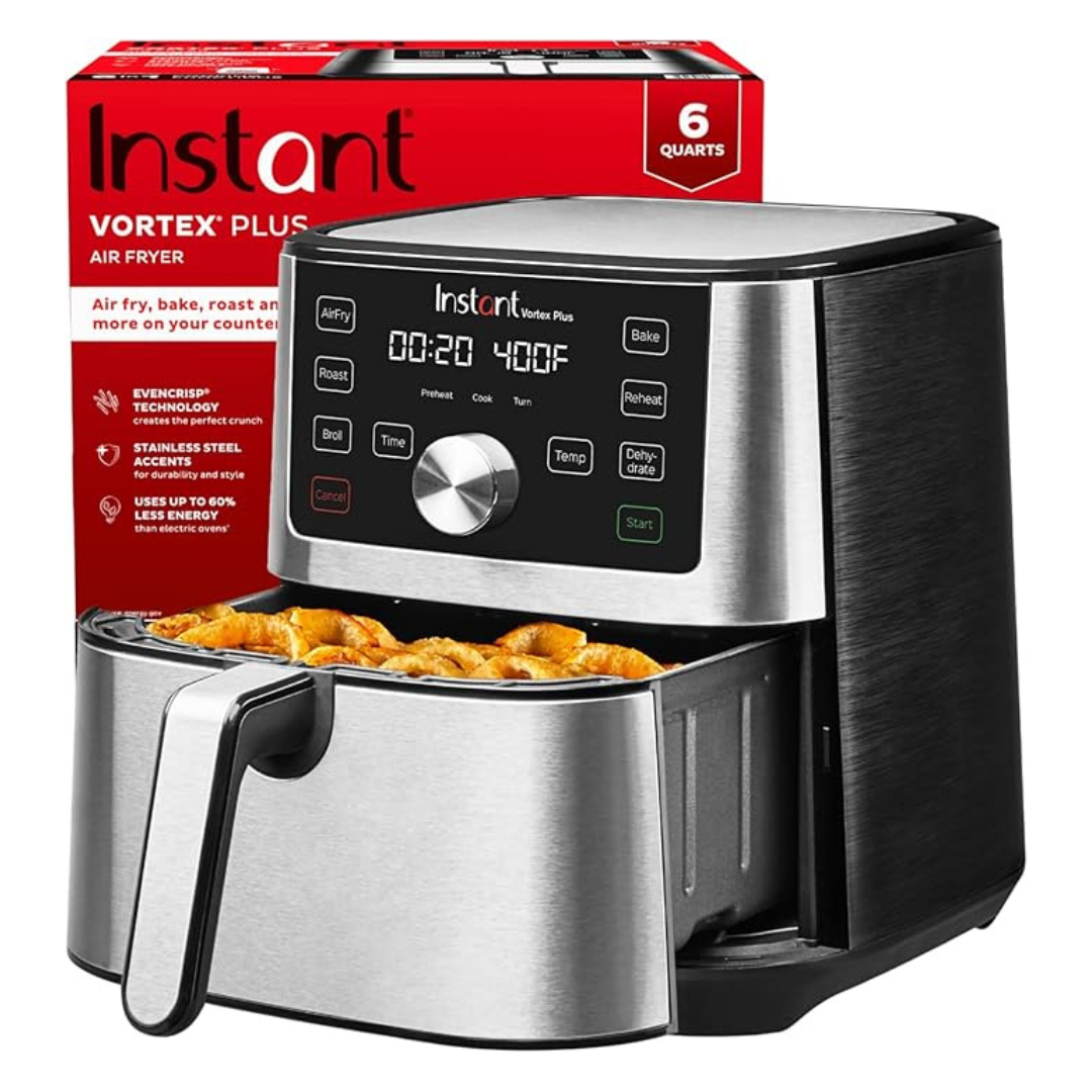 6-Qt Instant Pot Vortex Plus 6-In-1 Air Fryer (Stainless Steel)