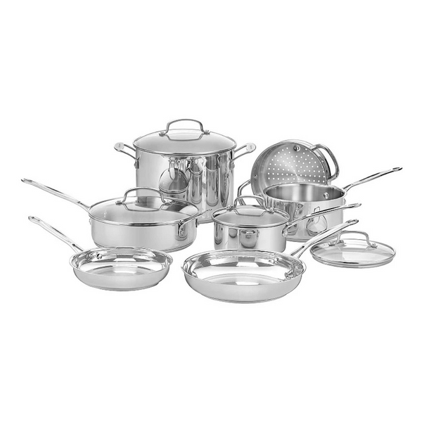 11-Piece Cuisinart 77-11G Chefs Classic Cookware Set + $38 Kohls Rewards