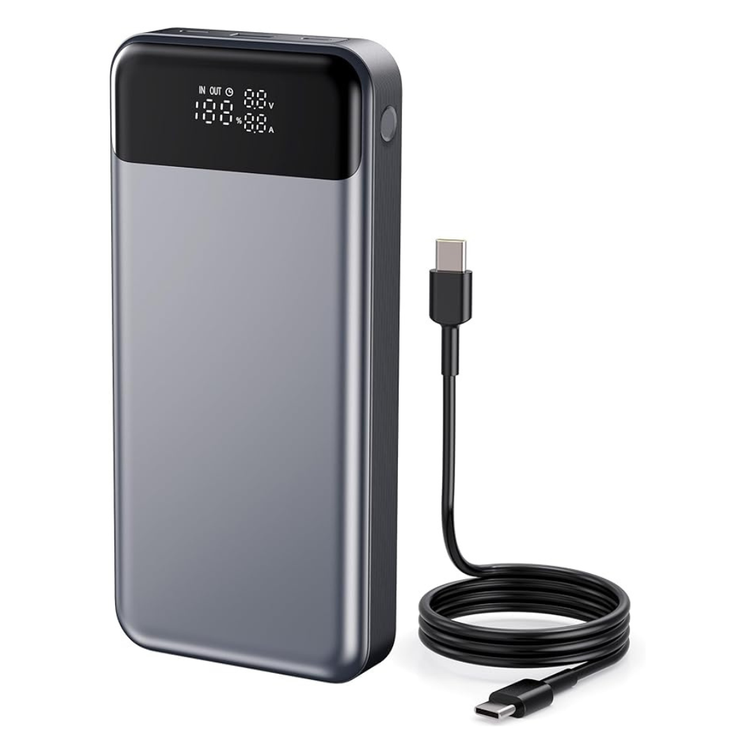 Znoyaf 24000mAh Portable Power Bank With 3 USB Charging Ports