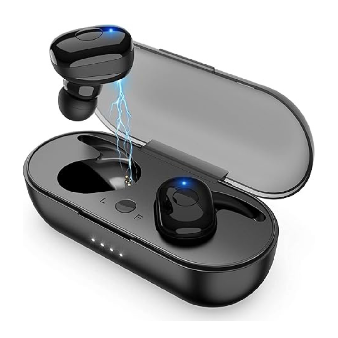 Stereo Calls Extra Bass 36H Bluetooth Earbuds With Charging Case