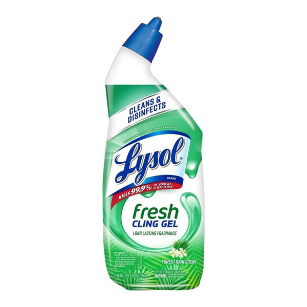 Lysol Forest Rain Scent Toilet Bowl Cleaner Gel (24 oz)