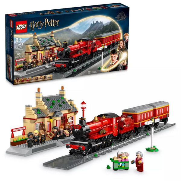 1074-Piece LEGO Harry Potter Hogwarts Express + Hogsmeade Station