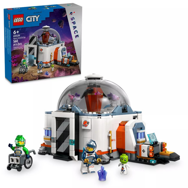 560-Piece LEGO City Space Science Lab Toy Building Set (60439)