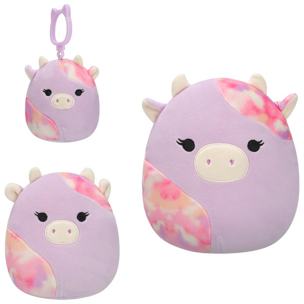 3-Pack Squishmallows Original Suri Sunset Cow (3.5", 5", 8")