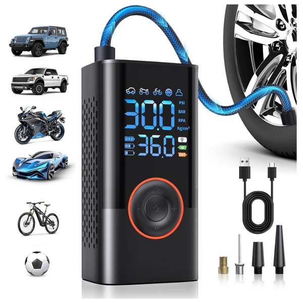 150PSI Tire Inflator Portable Cordless Mini Air Compressor