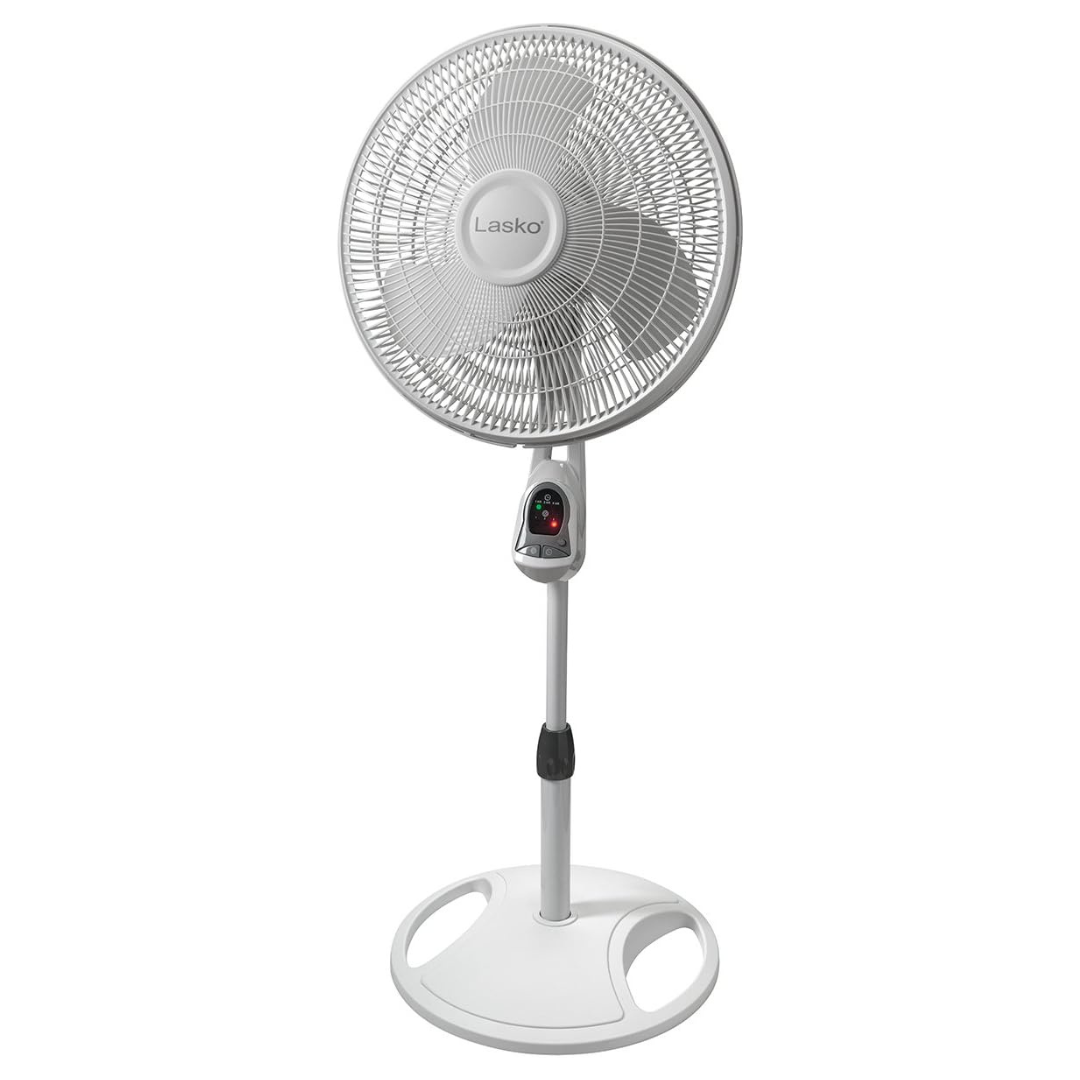 Lasko Oscillating Adjustable Pedestal Stand Fan (16")