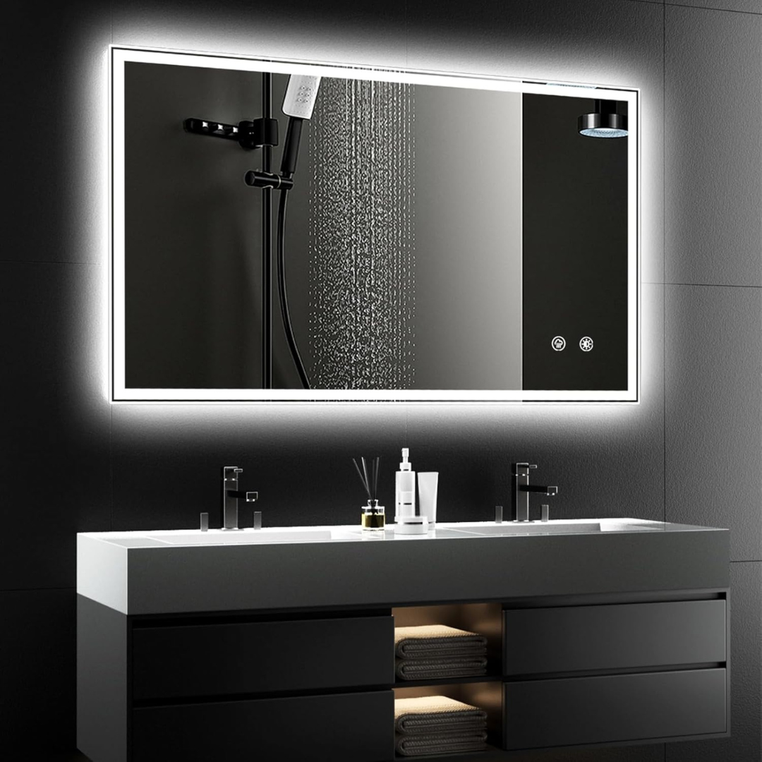 40" x 24" Wall-Mounted Vanity LED Bathroom Mirror