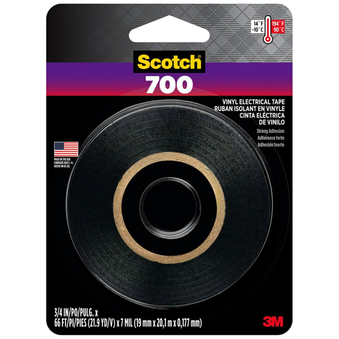 3M Scotch 700 3/4" x 66 ft Electrical Vinyl Tape