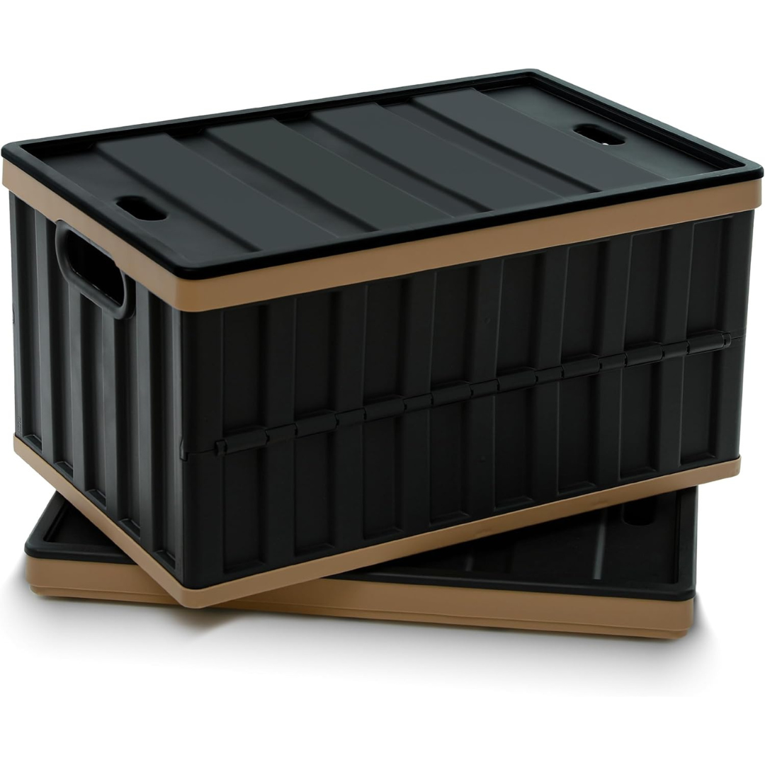 2-Pack 64L Collapsible Storage Bins