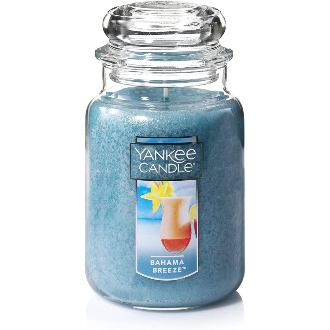 Yankee Single Wick Candle Bahama Breeze Large Jar, 22oz