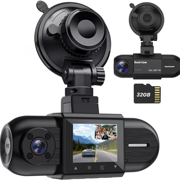 NEXPOW 1080P FHD Front And Inside Dash Cam