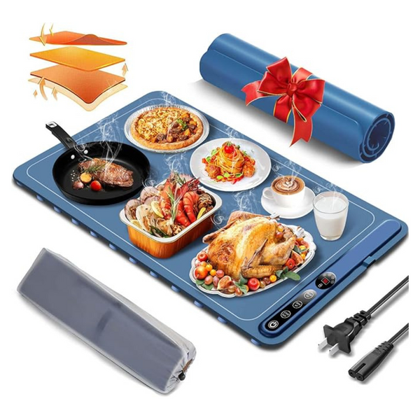 Rollable Portable Silicone Food Warming Mat