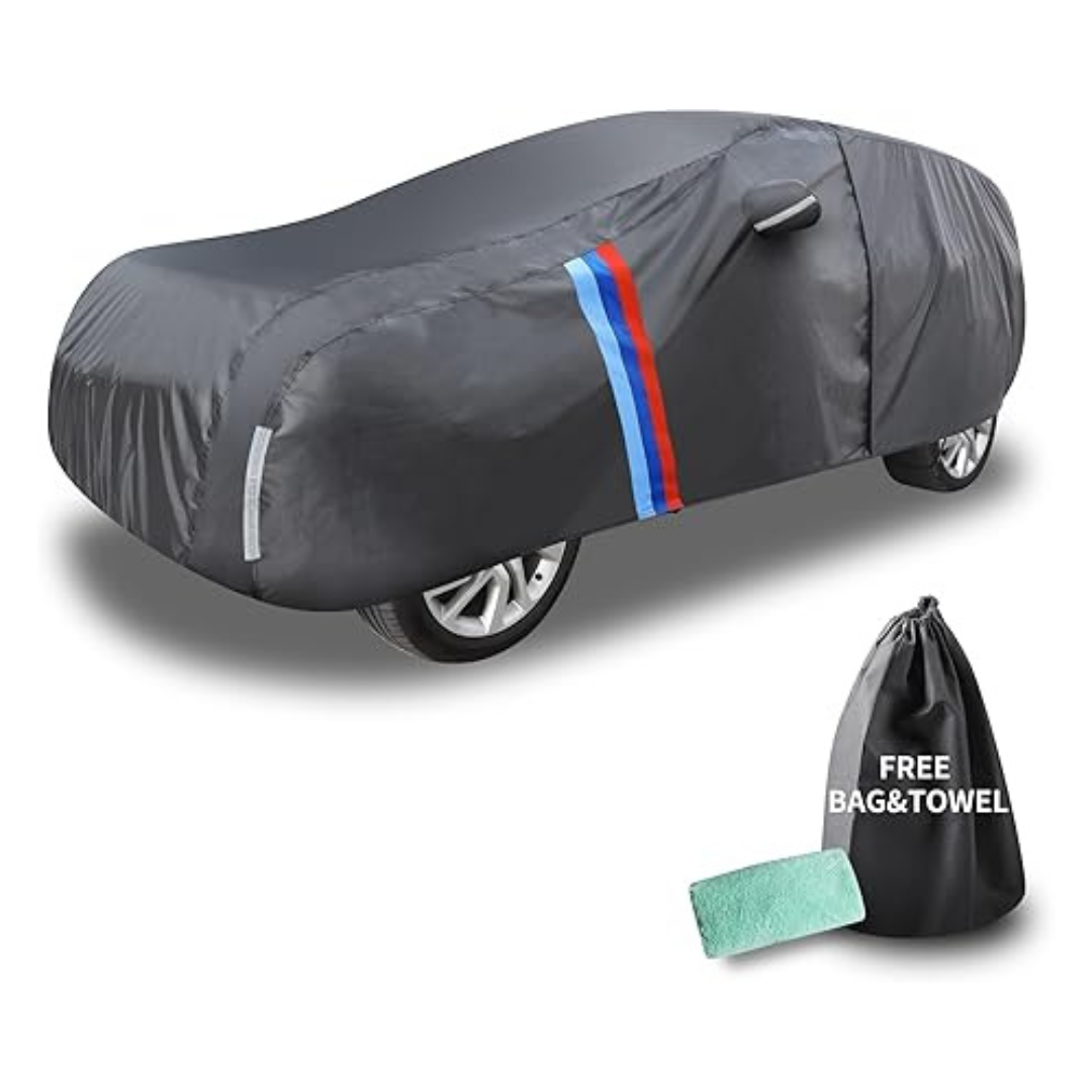 All Weather UV Protection Windproof Outdoor Full Car Cover