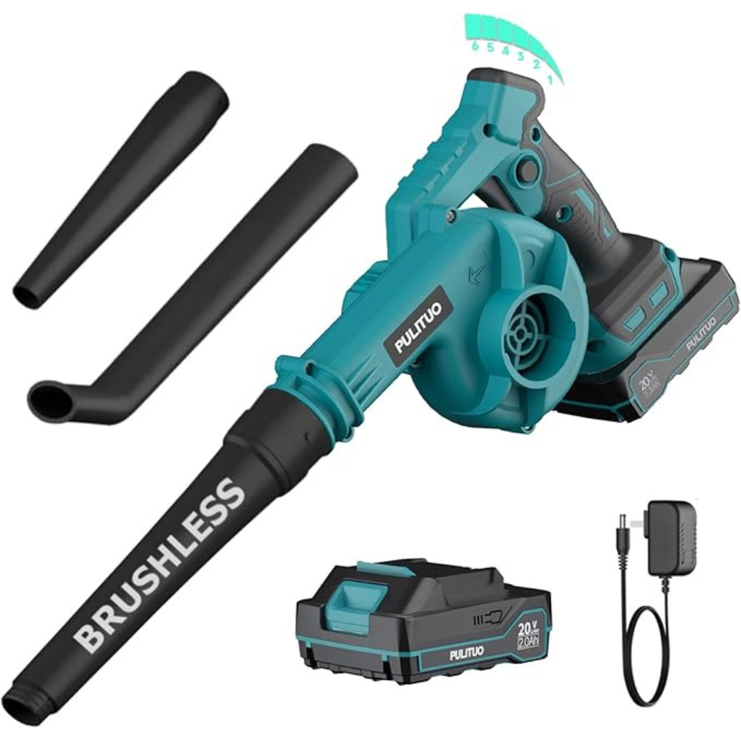 Pulituo Leaf Blower Cordless With Battery And Charger