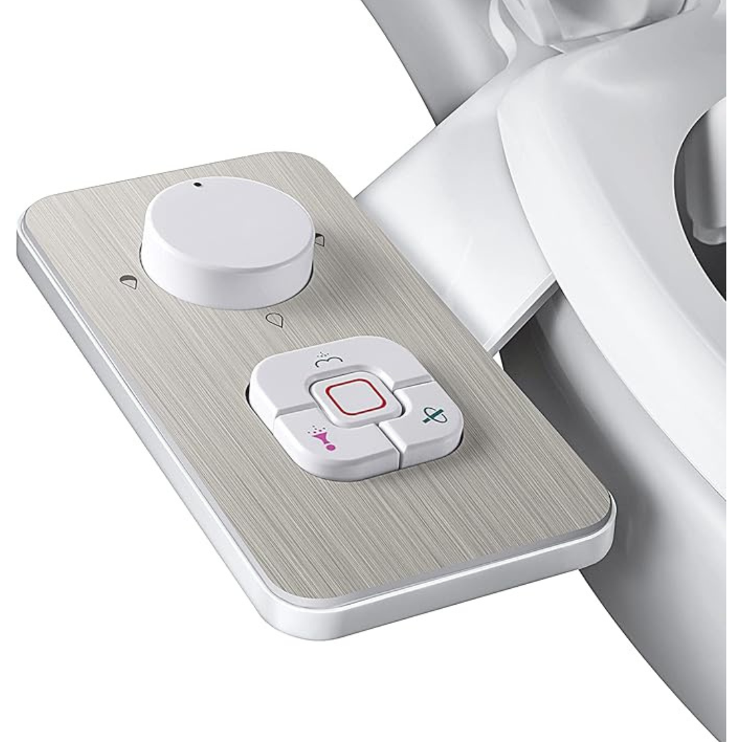 Non-Electric Cold Water Bidet Toilet Seat Attachment