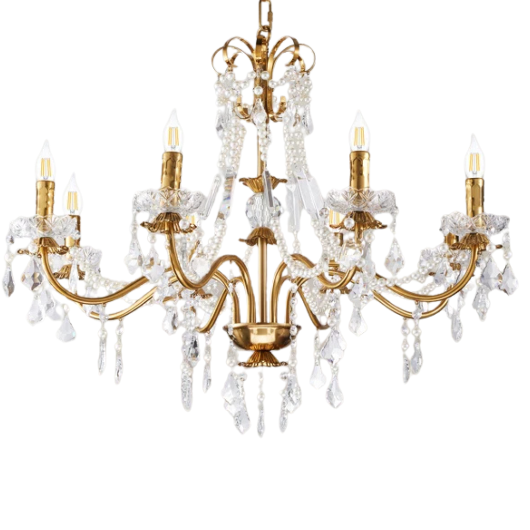 House Of Hampton Jonetta 39" Vintage Candle Chandelier