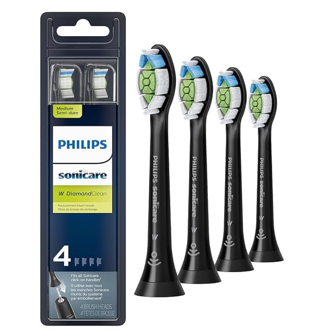 4-Count Philips Sonicare W DiamondClean Toothbrush Heads