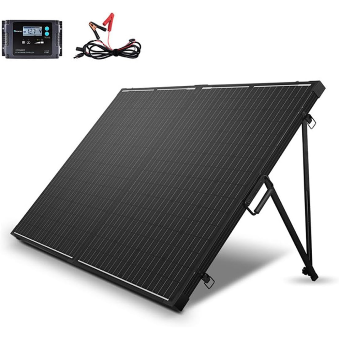 200 Watt 12 Volt Solar Panel W/ Waterproof 20A Charger Controller