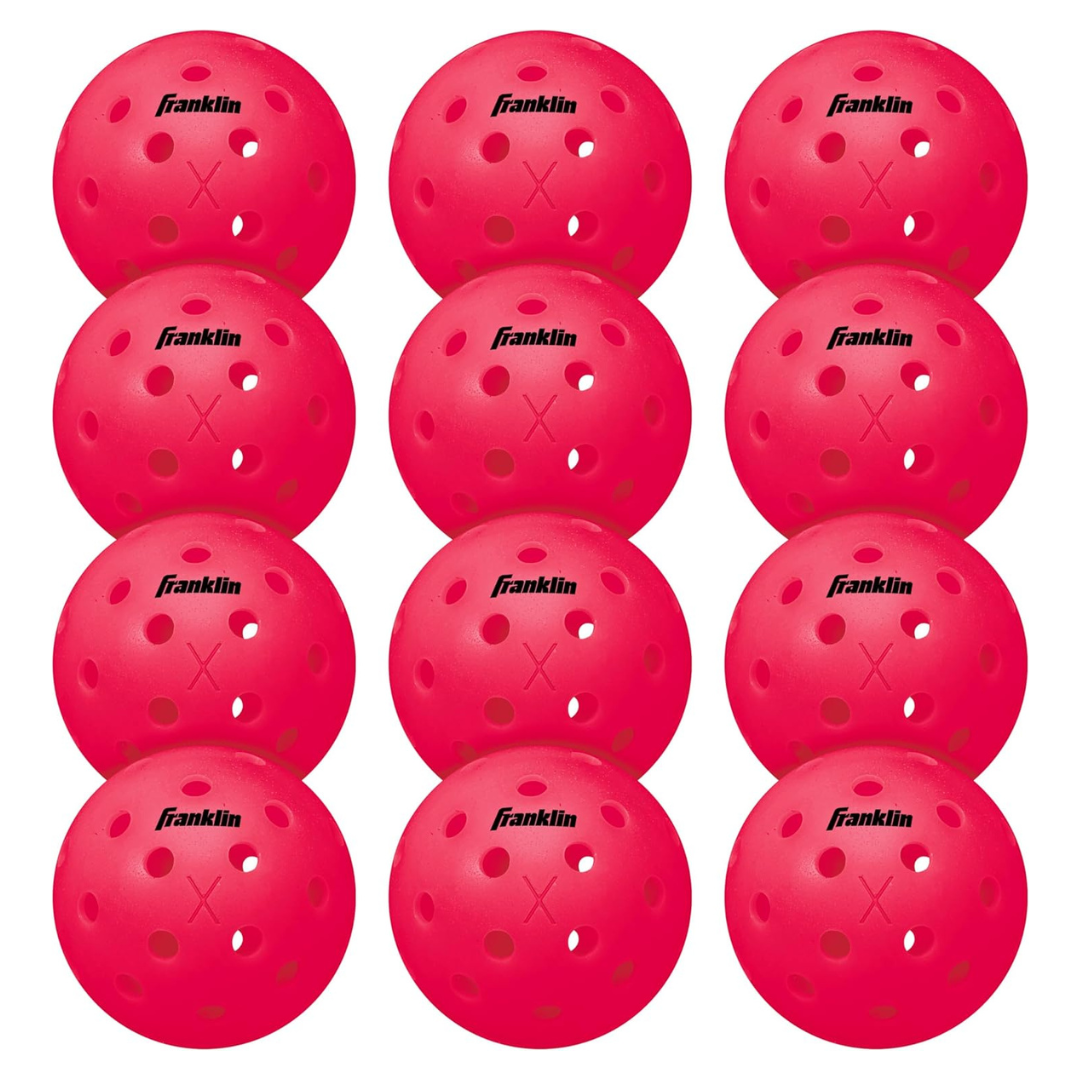 12-Pack Franklin Sports Outdoor USA Approved X-40 Pickleballs