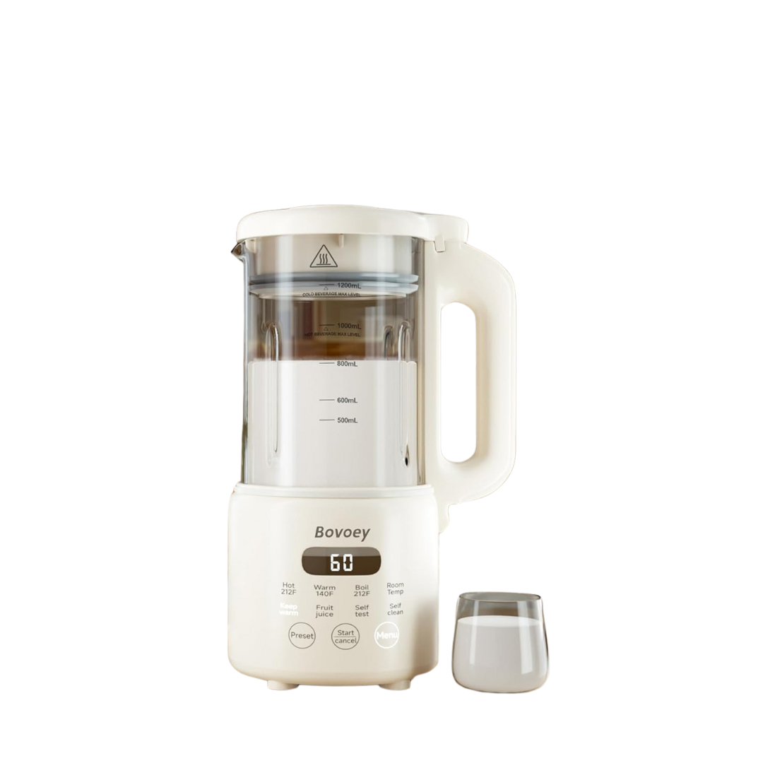 8-in-1 Automatic 42oz Almond Soy Milk Maker