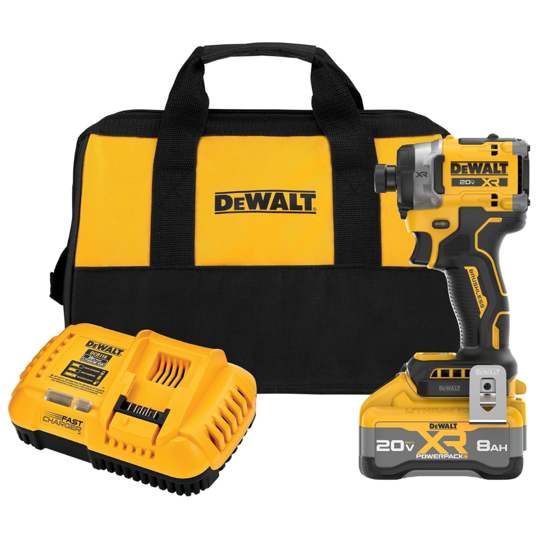 DEWALT 20V MAX XR 1/4" Cordless Impact Driver Kit