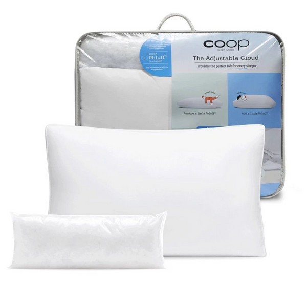 Coop Home Goods Machine Washable Adjustable Cloud Pillow