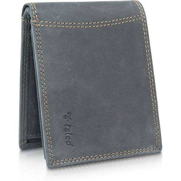 RFID Blocking Genuine Leather Wallet