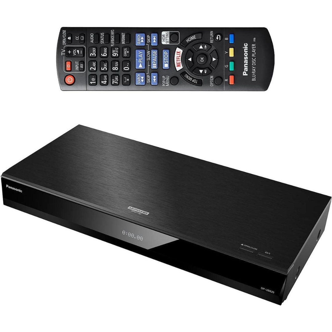 Panasonic UB820 4K Blu-ray Player with Dolby Vision and HDR10+