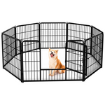 8 Panel 32" Height Heavy Duty Metal Dog Play Pen