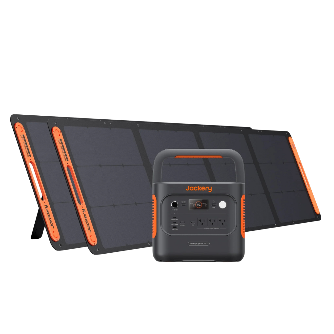 Jackery Solar Generator 2000 V2 With 2x200W Solar Panels