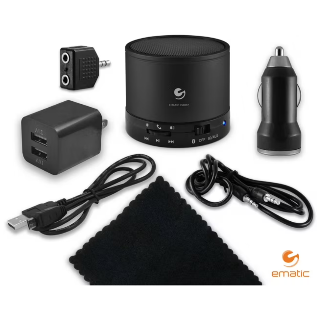 Ematic Tablet Accessory Kit With Bluetooth Speaker