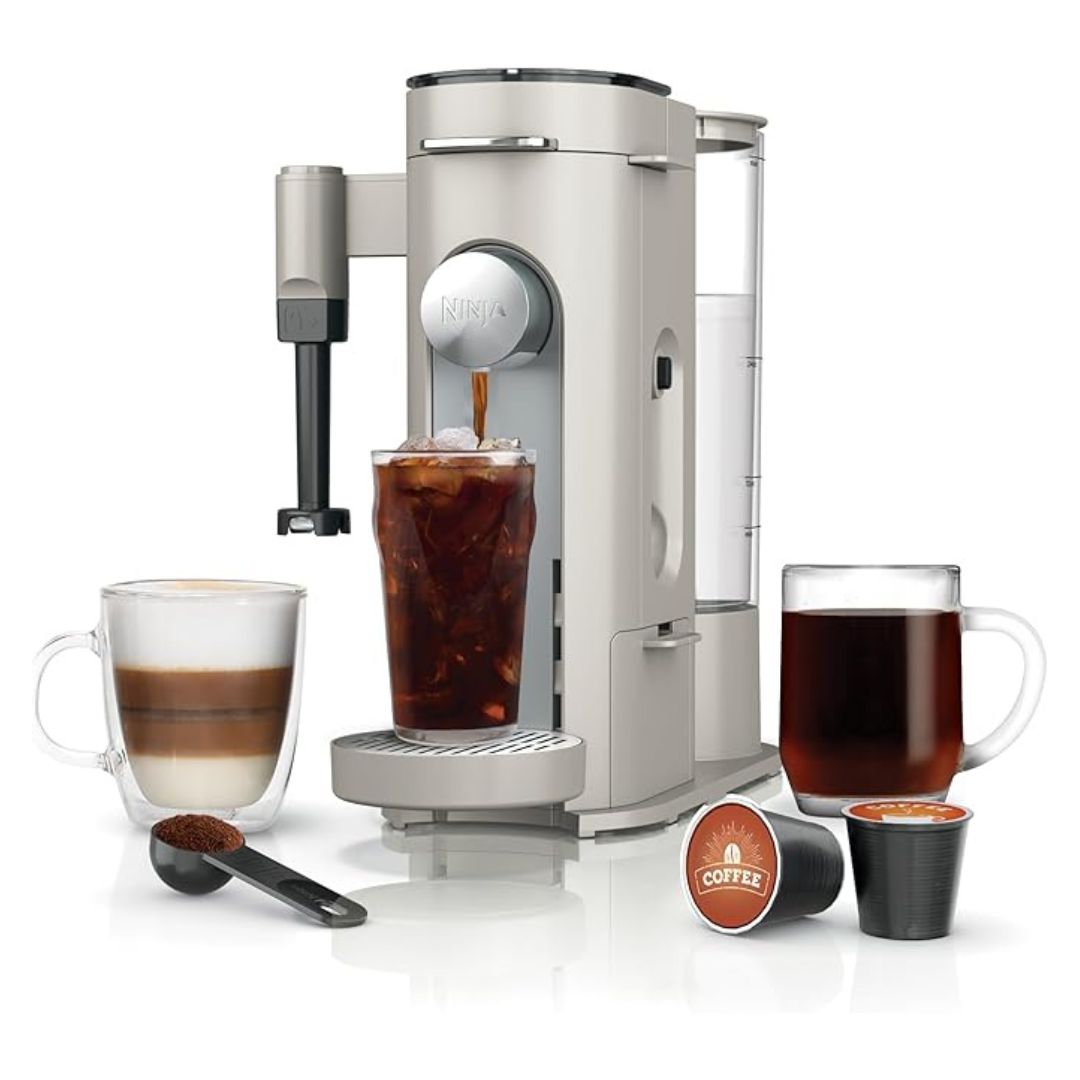 Ninja Pod & Grounds Specialty Single-Serve Coffee Maker W/ Frother