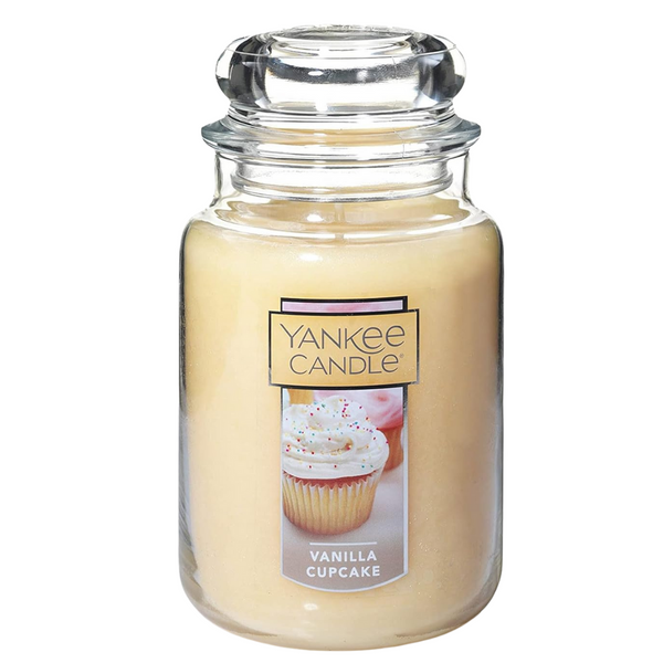 Yankee Candle Vanilla Cupcake Scented 22oz Single Wick Candle Jar