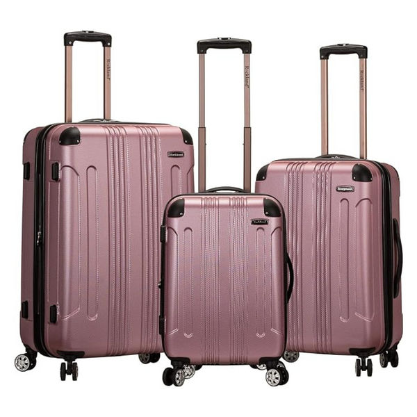 3-Piece Rockland London Hardside Spinner Wheel Luggage