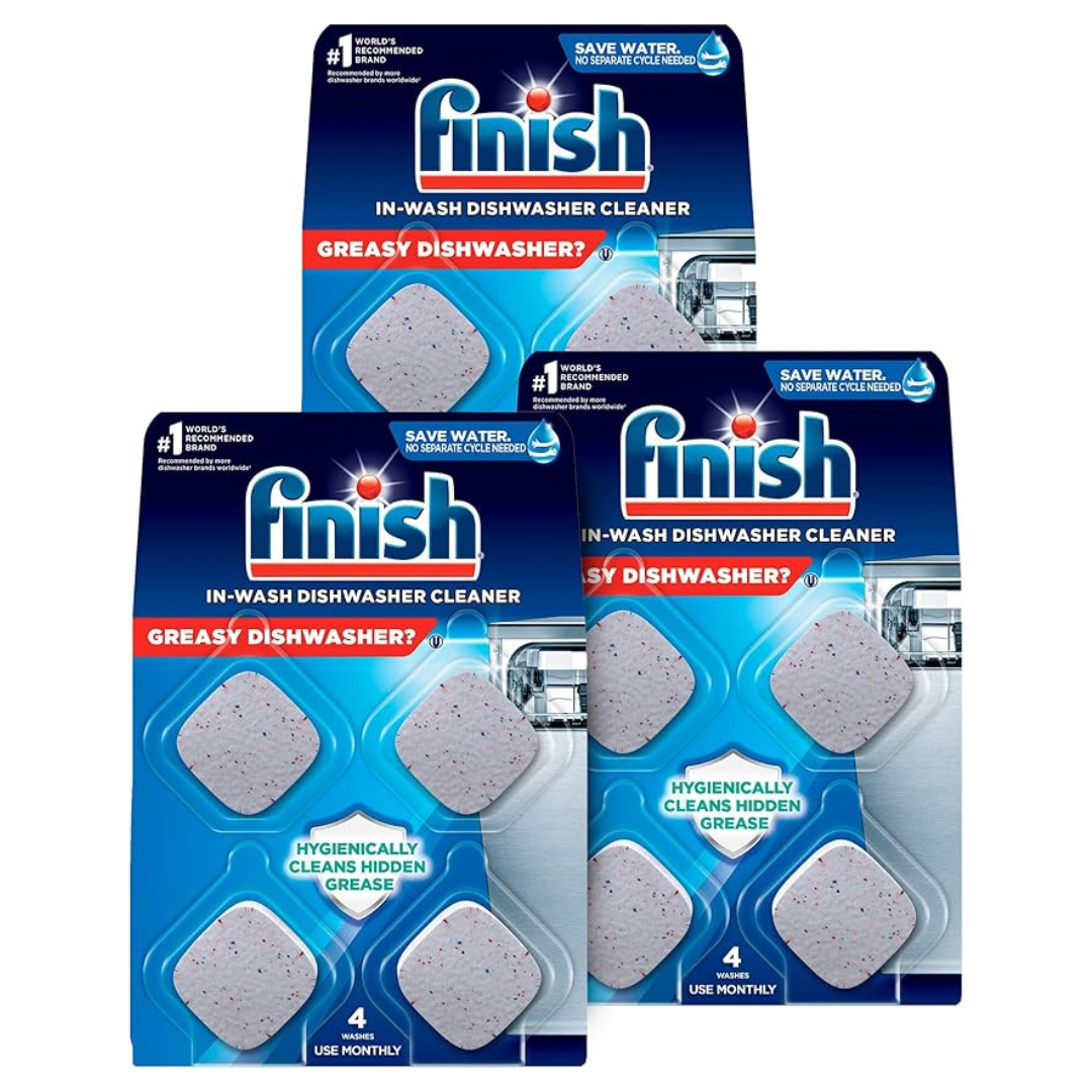 12-Count Finish DIshwasher Cleaner Tablets (12 Month Supply)